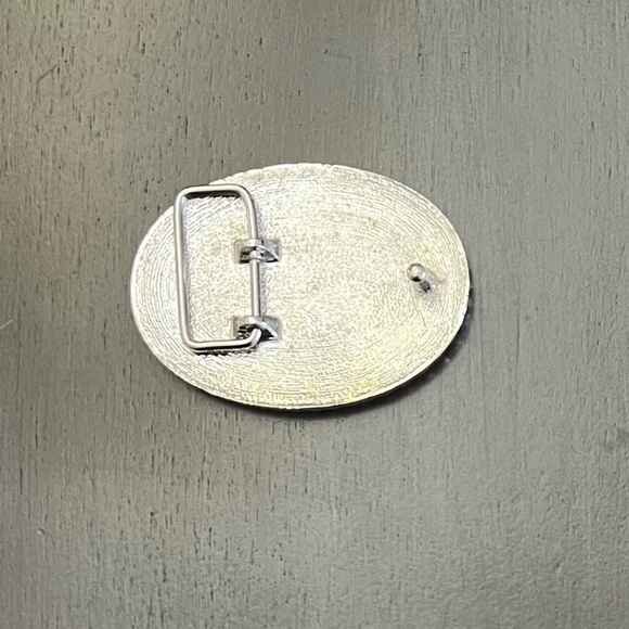 🇺🇸 US United States American Flag Crystal Patriotic July 4th Red Belt Buckle - Picture 2 of 2